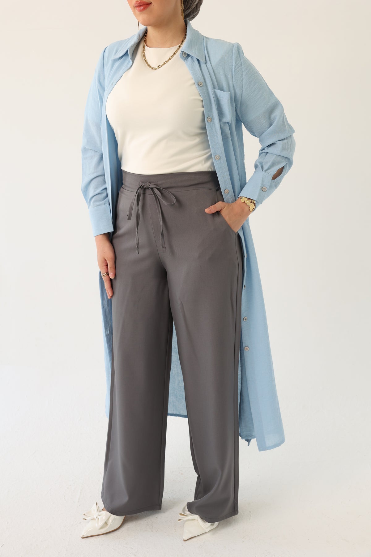 Linen Shirt Dress