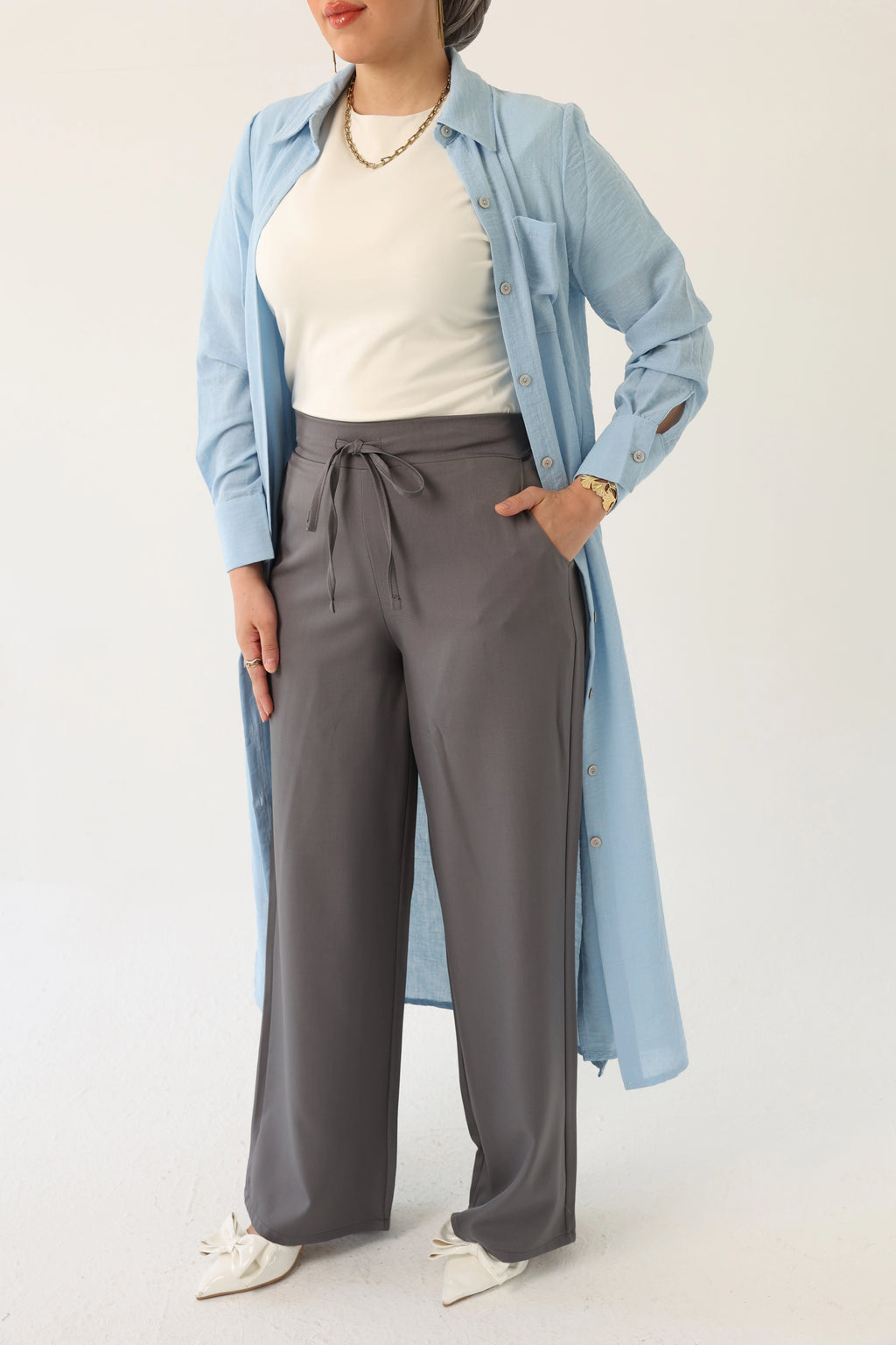 Linen Shirt Dress