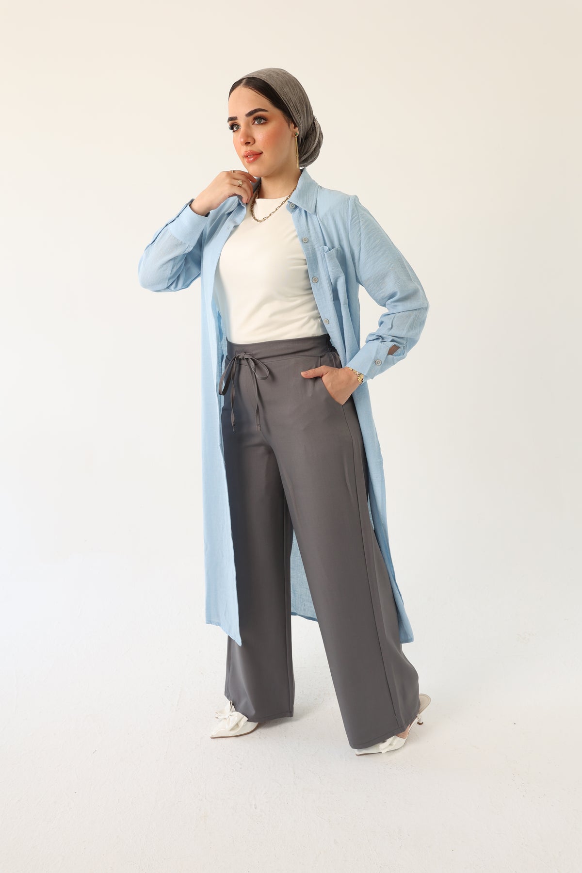 Linen Shirt Dress
