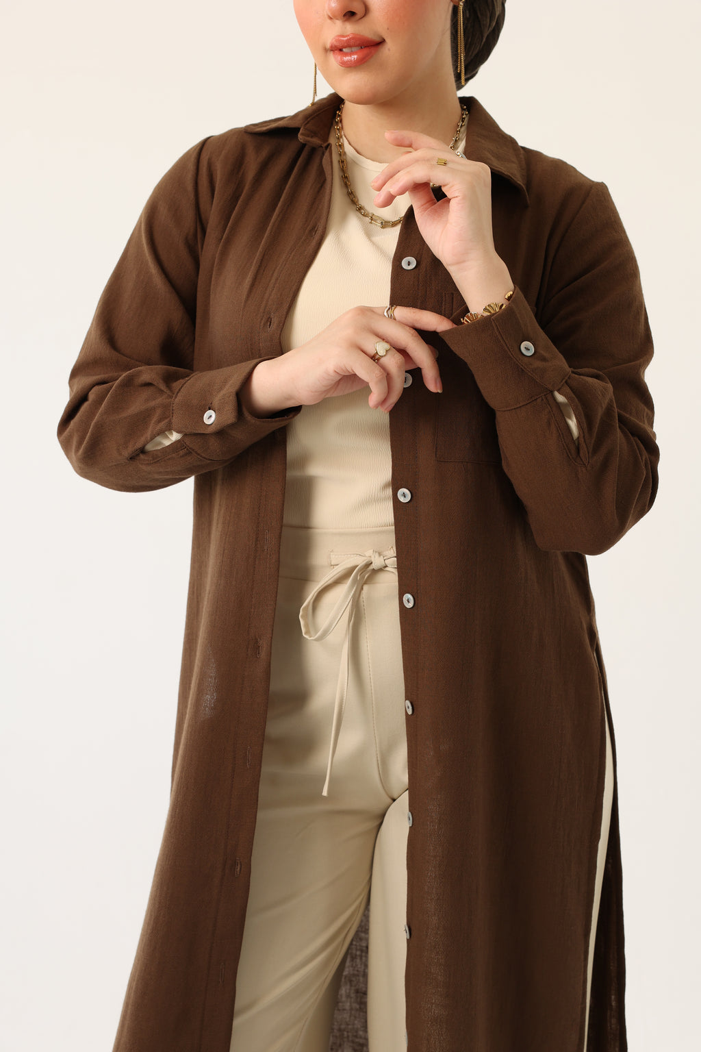 Linen Shirt Dress