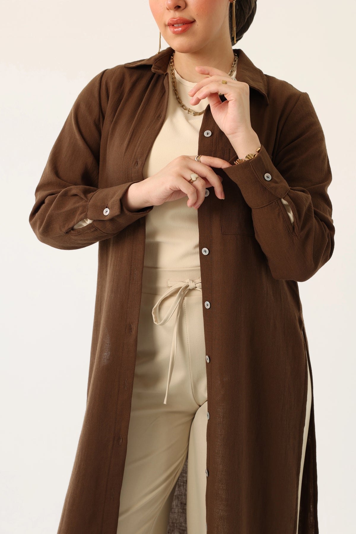 Linen Shirt Dress