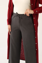 Crepe Drawstring Pants