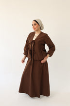 Poplin Maxi Skirt