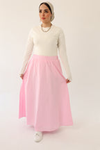 Poplin Maxi Skirt