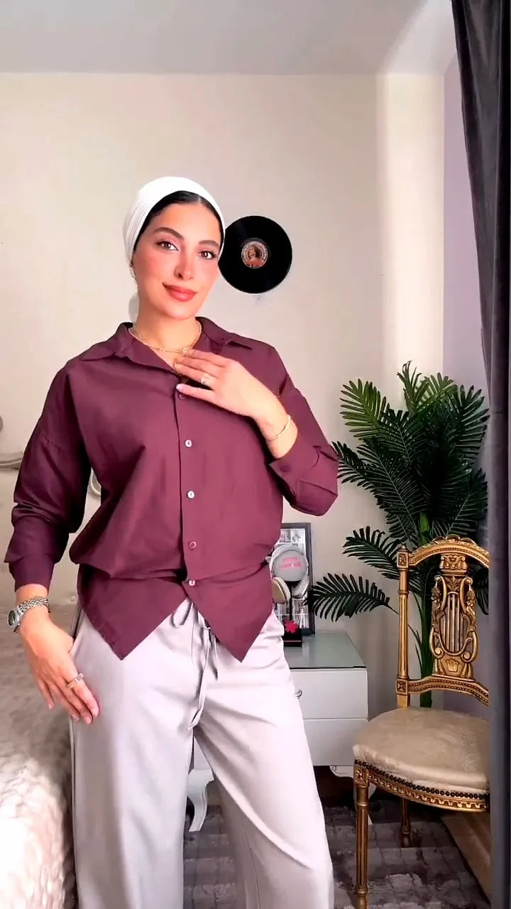 بنطلون كريب رباط